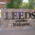 Leeds Utah Welcome Stone Wall